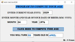 Age Calculator